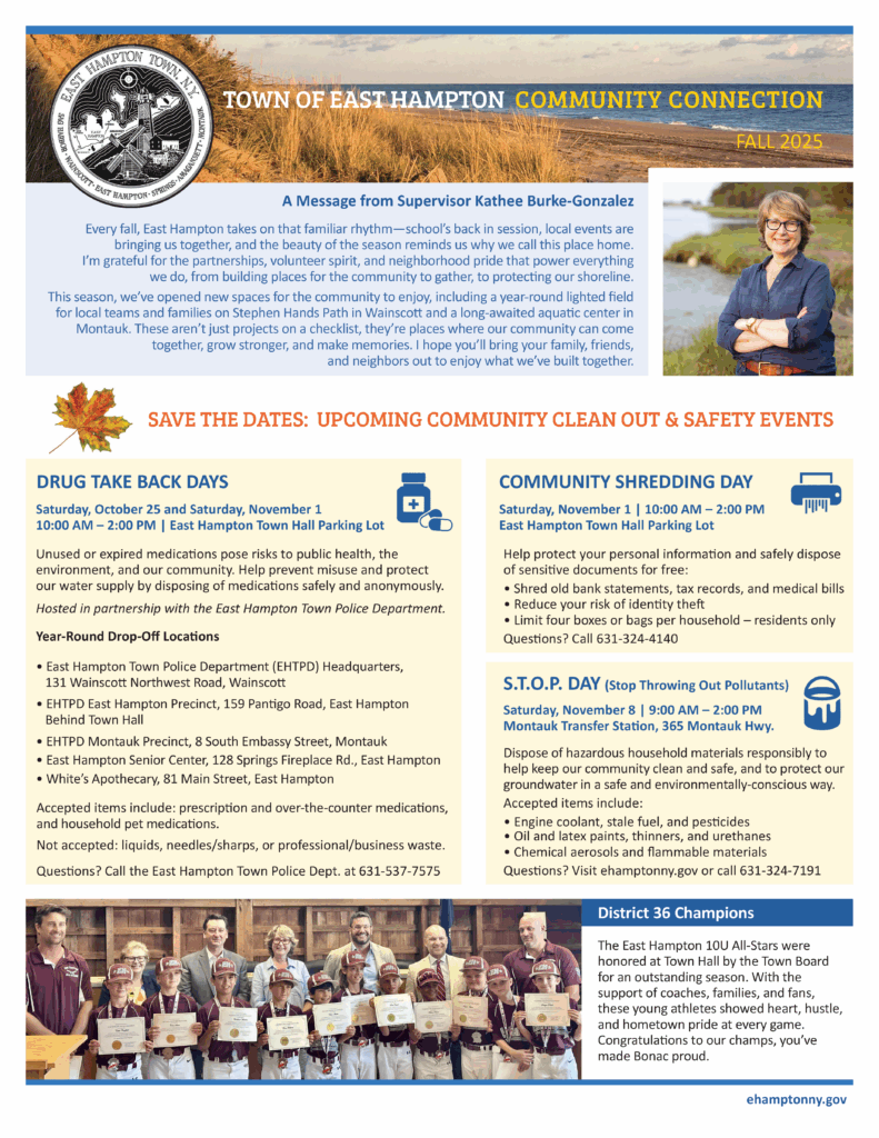 News Flash • Fall 2025 Community Connection Newsletter Now A