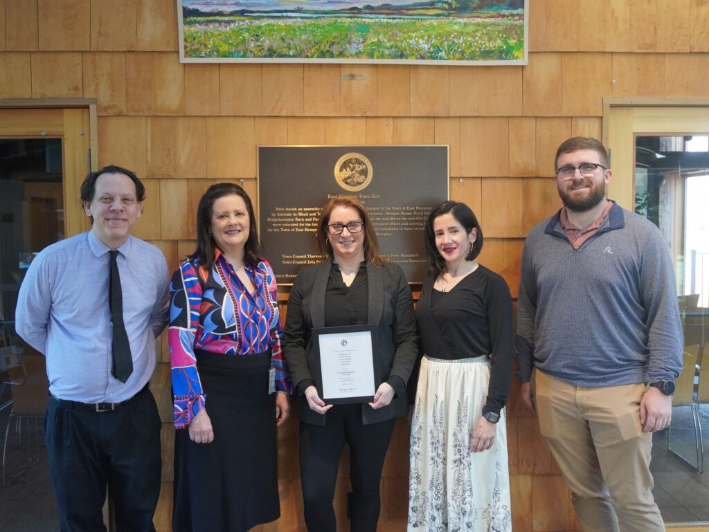 Town of East Hampton Earns Certificate of Achievement for Excellence in Financial Reporting • East Hampton Town, NY