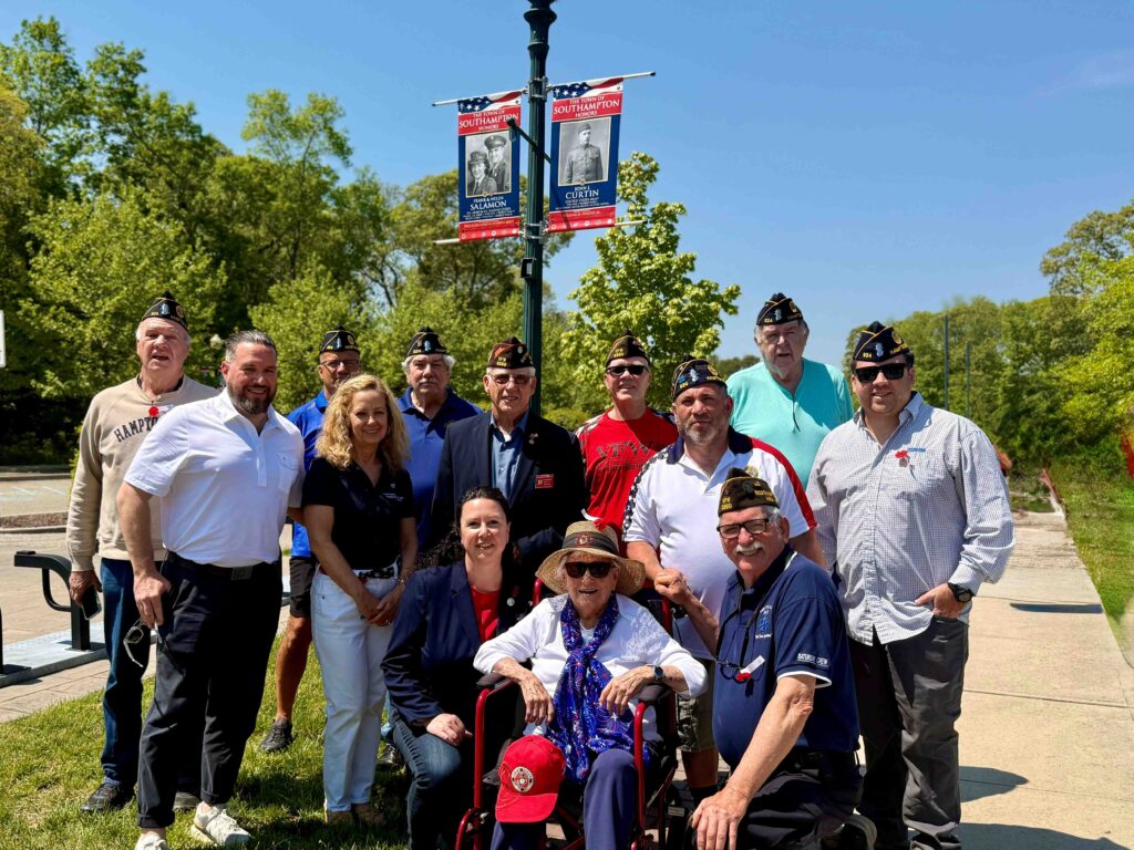 McNamara Unveils Fourth Annual Hometown Heroes Banner Program • Southampton, NY