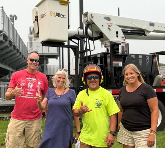 Town Highway, Wildlife Rescue, and School District Collaborate on Baby Osprey Rescue in Hampton Bays • Southampton, NY