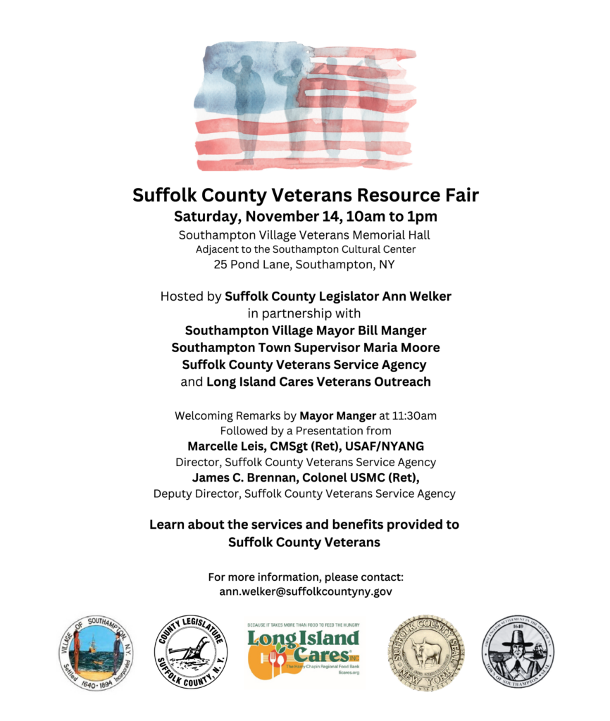 Suffolk County Veterans Resource Fair • Southampton, NY